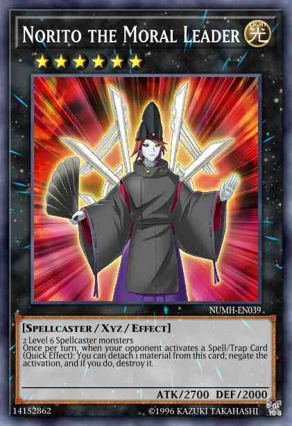 Norito the Moral Leader - BLRR-EN058 - Ultra Rare - 1st Edition