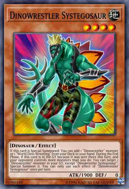 Dinowrestler Systegosaur - MP19-EN159 - Common - 1st Edition