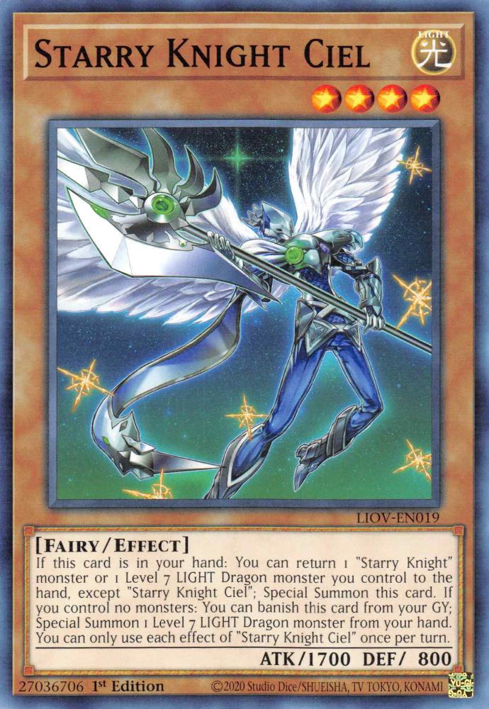 Starry Knight Ciel - LIOV-EN019 - Common - 1st Edition