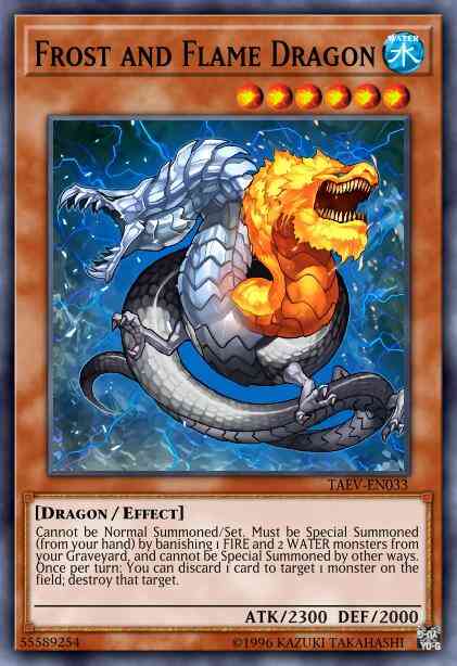 Frost and Flame Dragon (Red) - DL15-EN005 - Rare - Unlimited