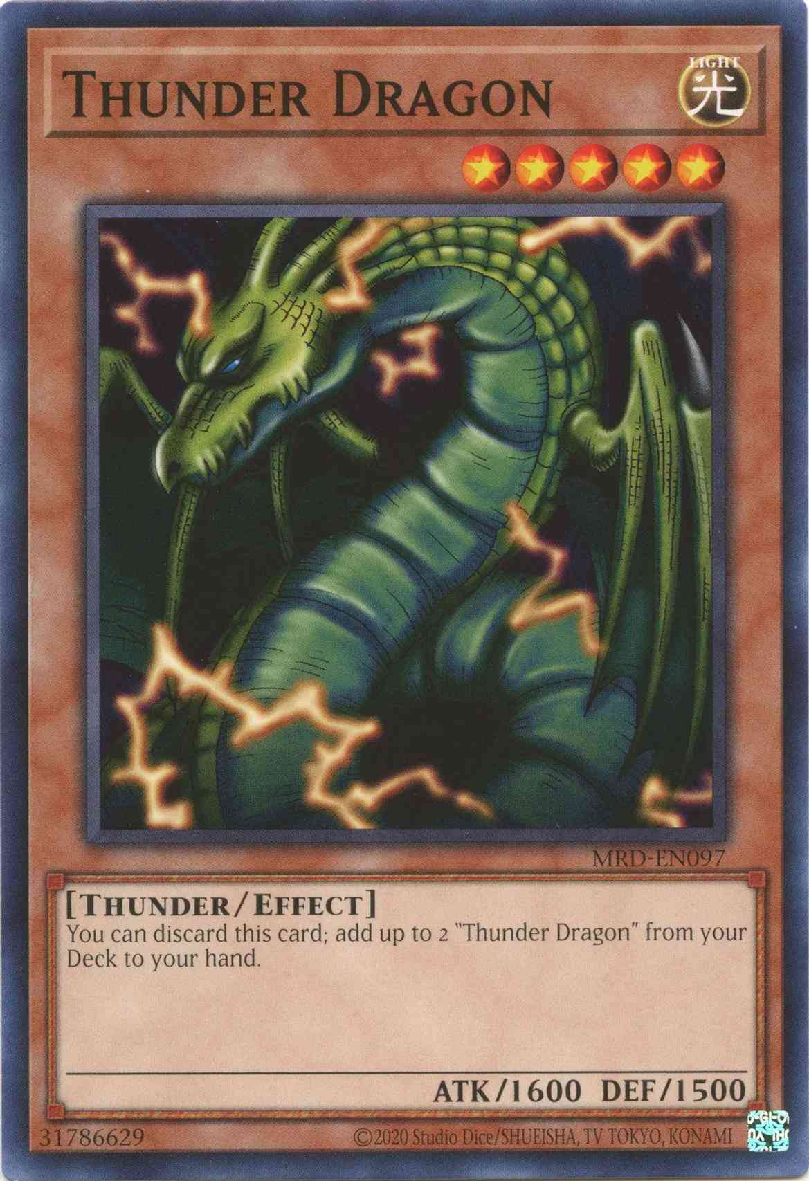 Thunder Dragon - 25th Anniversary - MRD-EN097 - Common - Unlimited