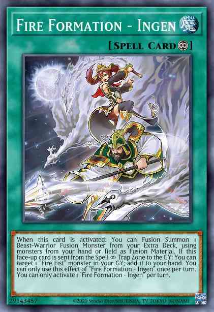Fire Formation - Ingen - FIGA-EN020 - Secret Rare - 1st Edition