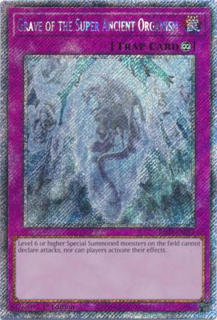 Grave of the Super Ancient Organism - RA03-EN077 - Platinum Secret Rare - 1st Edition