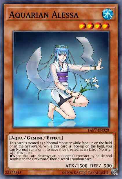 Aquarian Alessa - TAEV-EN020 - Ultimate Rare - Unlimited