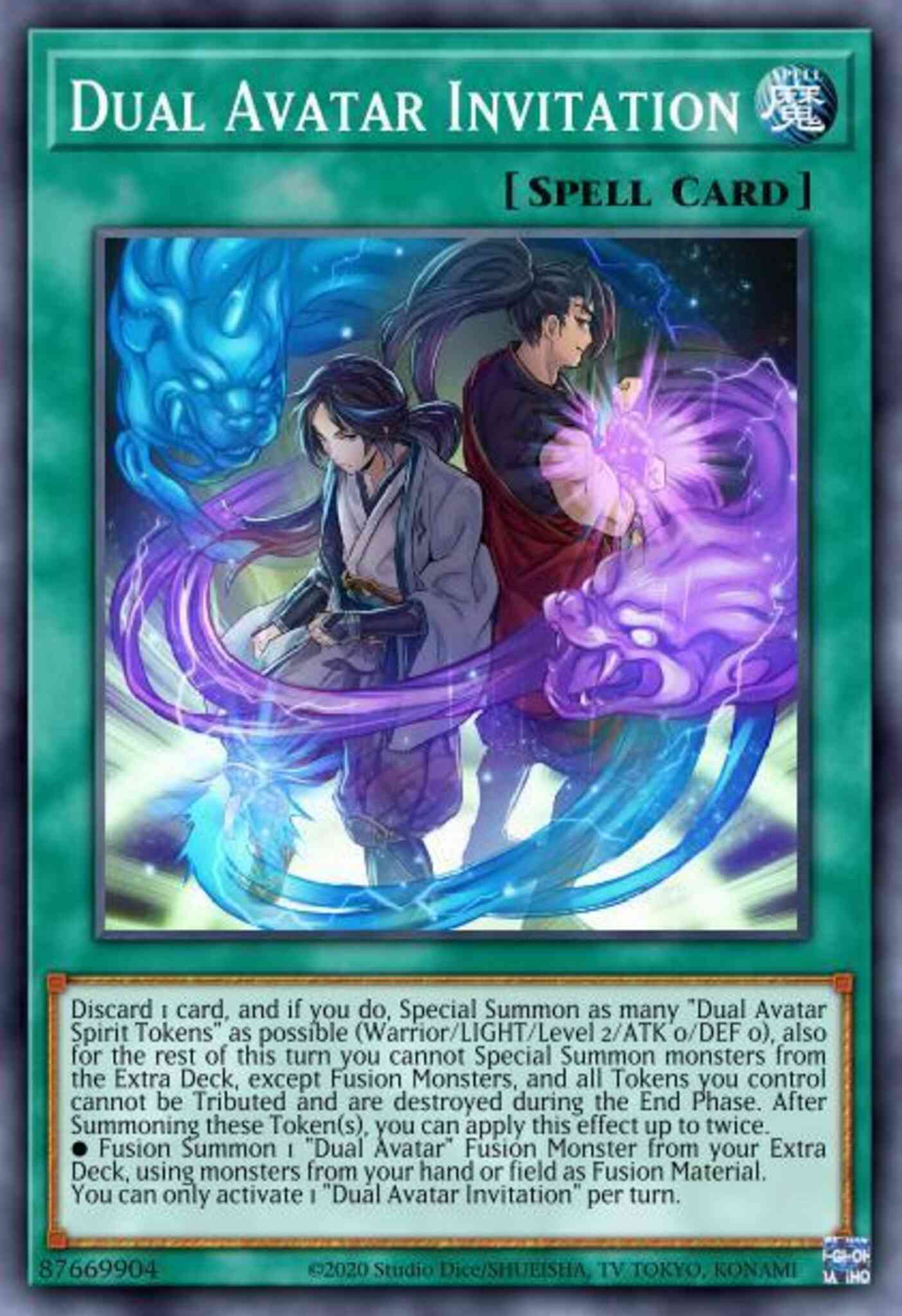 Dual Avatar Invitation - PHRA-EN057 - Secret Rare - 1st Edition