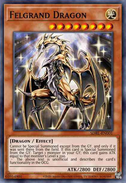 Felgrand Dragon - SDRL-EN001 - Ultra Rare - 1st Edition