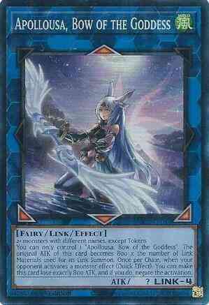 Apollousa, Bow of the Goddess - Alternate Art - RA02-EN040 - Prismatic Collector's Rare - 1st Edition