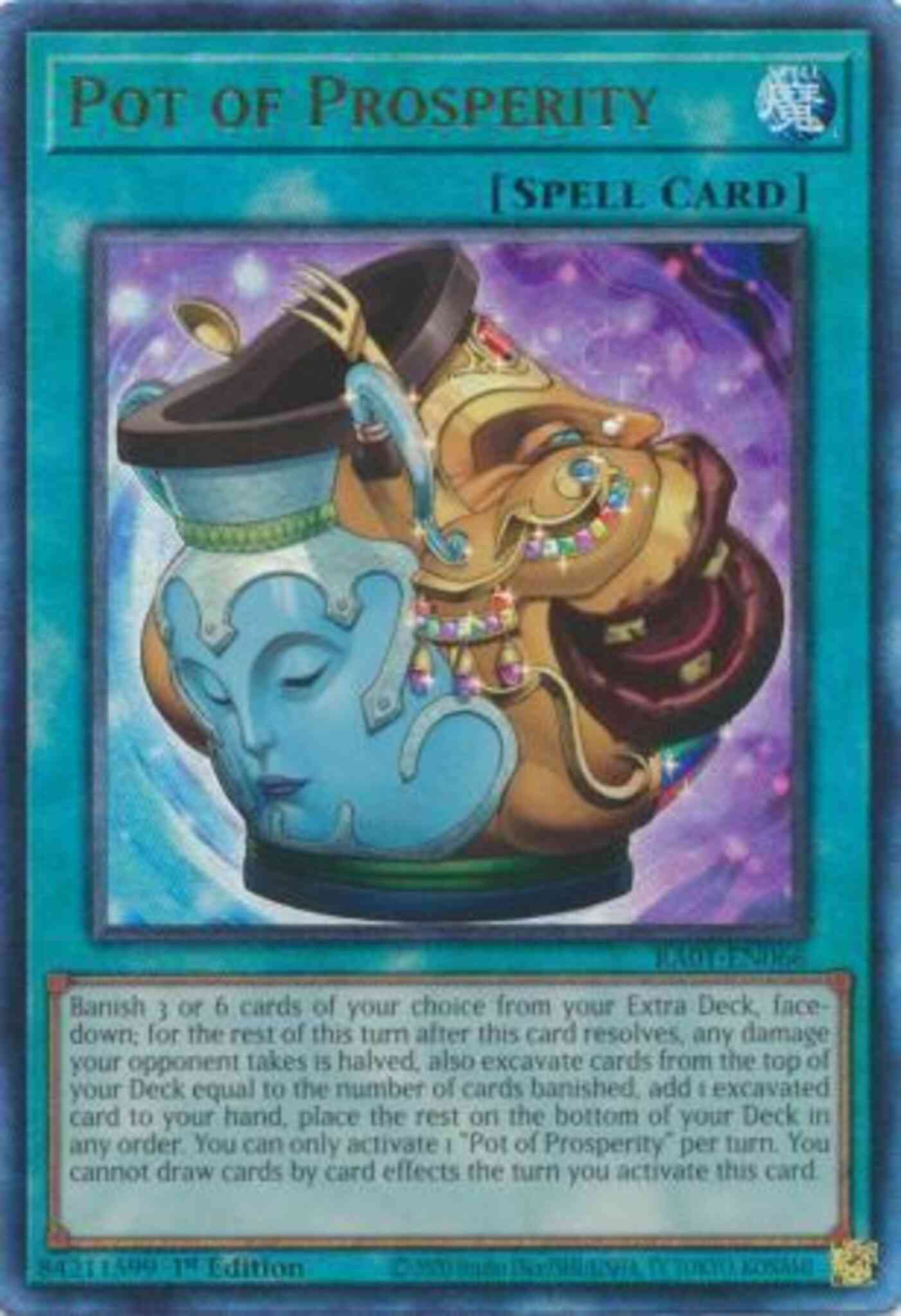 Pot of Prosperity - RA01-EN066 - Prismatic Ultimate Rare - 1st Edition