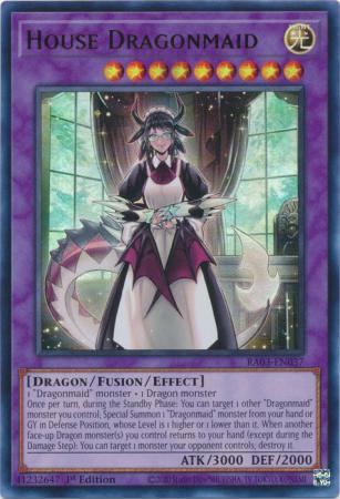 House Dragonmaid - RA03-EN037 - Ultra Rare - 1st Edition
