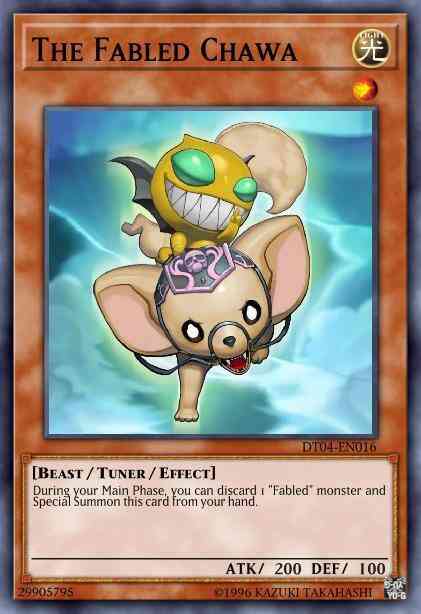 The Fabled Chawa - HA04-EN006 - Super Rare - 1st Edition