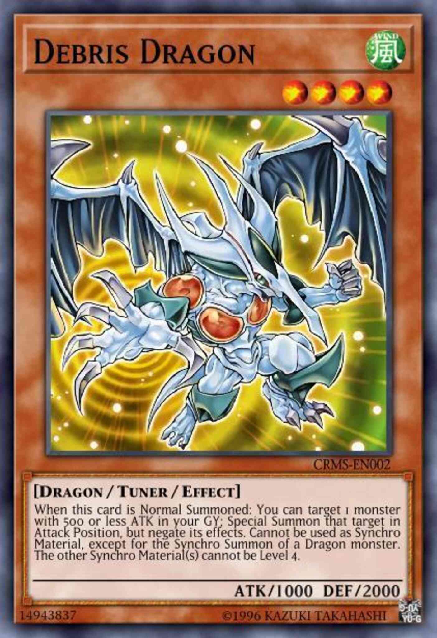 Debris Dragon - TU04-EN002 - Super Rare - Unlimited