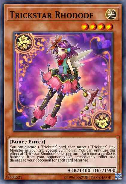 Trickstar Rhodode - FLOD-EN008 - Super Rare - 1st Edition