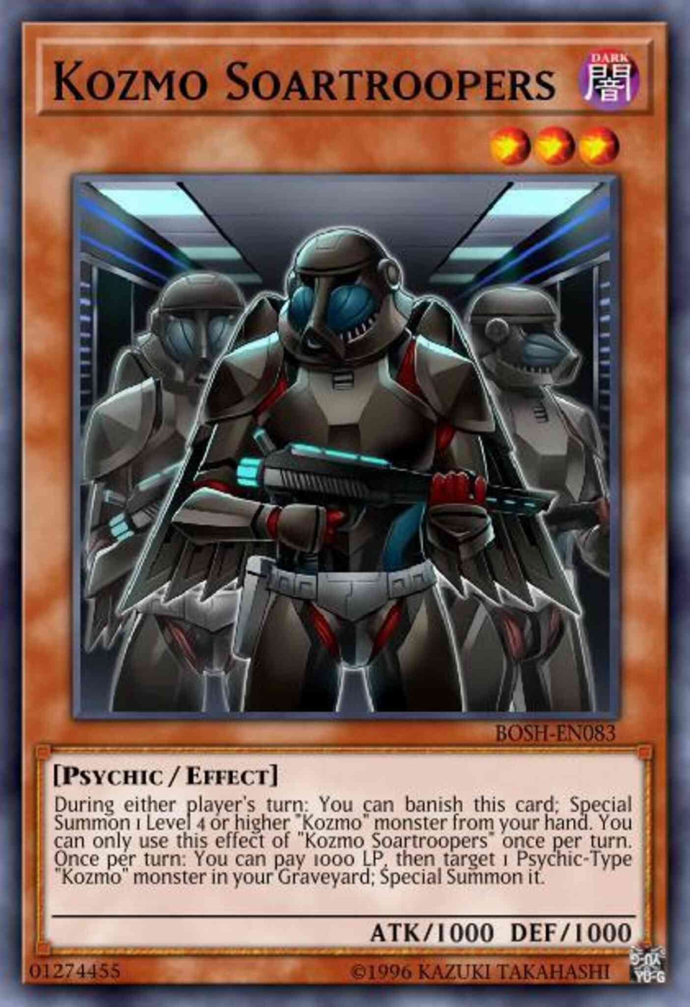 Kozmo Soartroopers - BOSH-EN083 - Super Rare - Unlimited