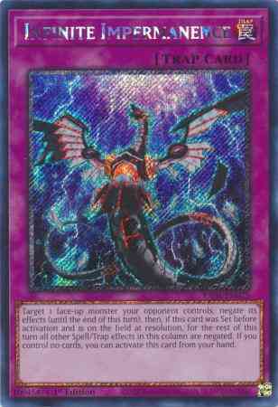 Infinite Impermanence - RA01-EN075 - Platinum Secret Rare - 1st Edition