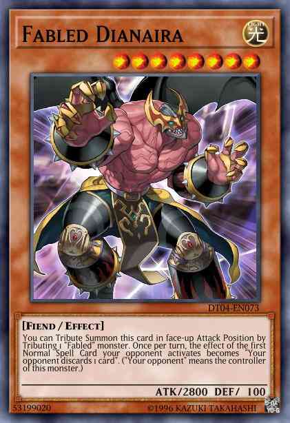 Fabled Dianaira - DT04-EN073 - Duel Terminal Rare Parallel Rare - Duel Terminal