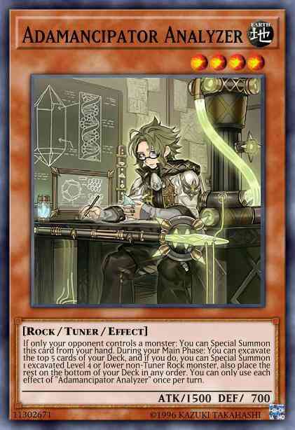 Adamancipator Analyzer - SESL-EN003 - Secret Rare - 1st Edition