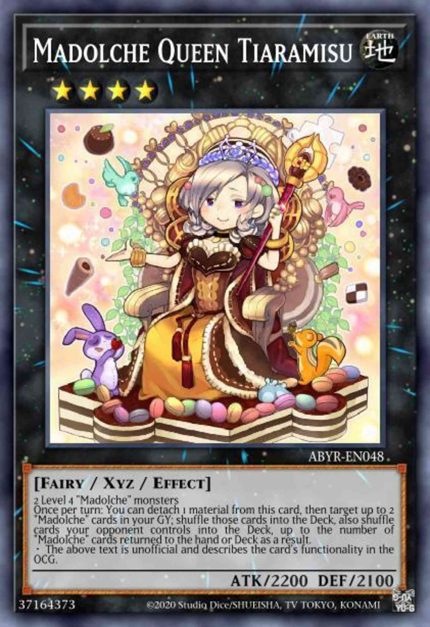 Madolche Queen Tiaramisu - ABYR-EN048 - Ultimate Rare - 1st Edition