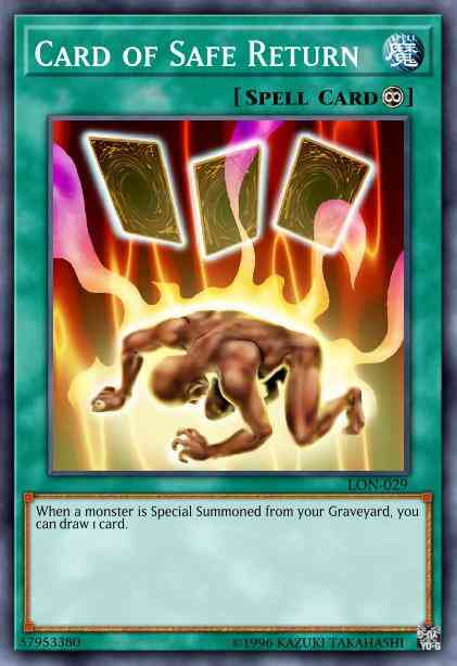 Card of Safe Return - LON-029 - Ultra Rare - 1st Edition