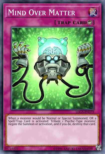 Mind Over Matter - BP03-EN209 - Common - 1st Edition