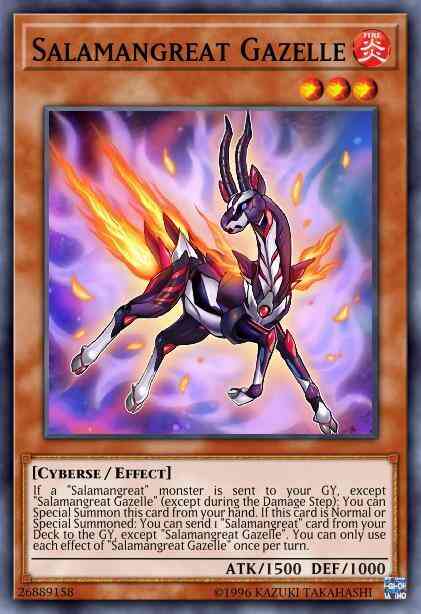 Salamangreat Gazelle - BLAR-EN090 - Ultra Rare - 1st Edition