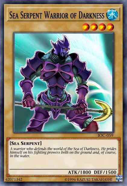 Sea Serpent Warrior of Darkness - IOC-059 - Common - Unlimited