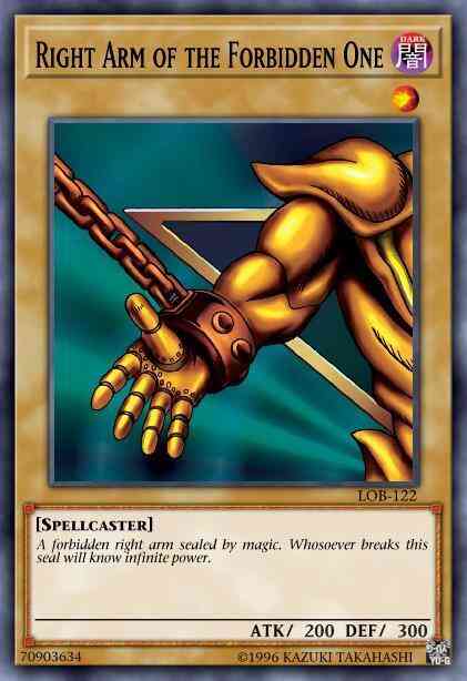 Right Arm of the Forbidden One - UBP1-EN003 - Secret Rare - Limited