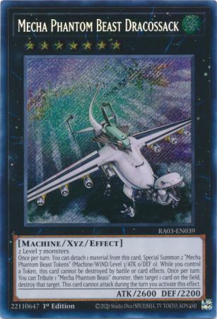 Mecha Phantom Beast Dracossack - RA03-EN039 - Secret Rare - 1st Edition