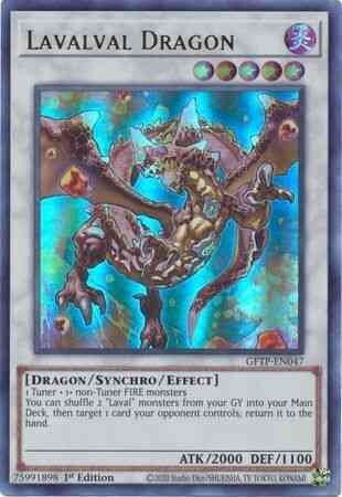 Lavalval Dragon - GFTP-EN047 - Ultra Rare - 1st Edition
