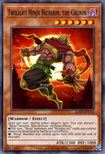 Twilight Ninja Nichirin, the Chunin - BOSH-EN016 - Common - Unlimited