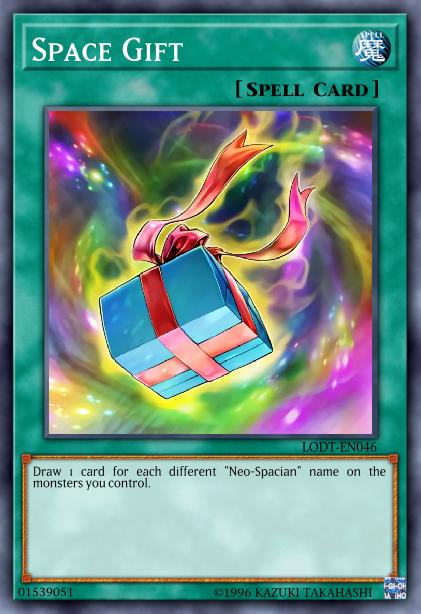 Space Gift - LCGX-EN104 - Common - 1st Edition