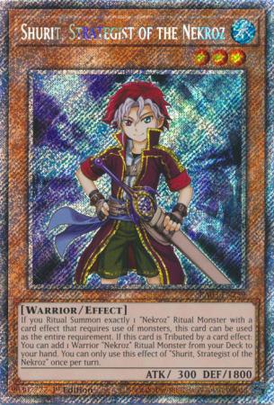 Shurit, Strategist of the Nekroz - RA03-EN259 - Platinum Secret Rare - 1st Edition