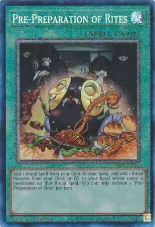 Pre-Preparation of Rites - RA01-EN055 - Prismatic Collector's Rare - 1st Edition