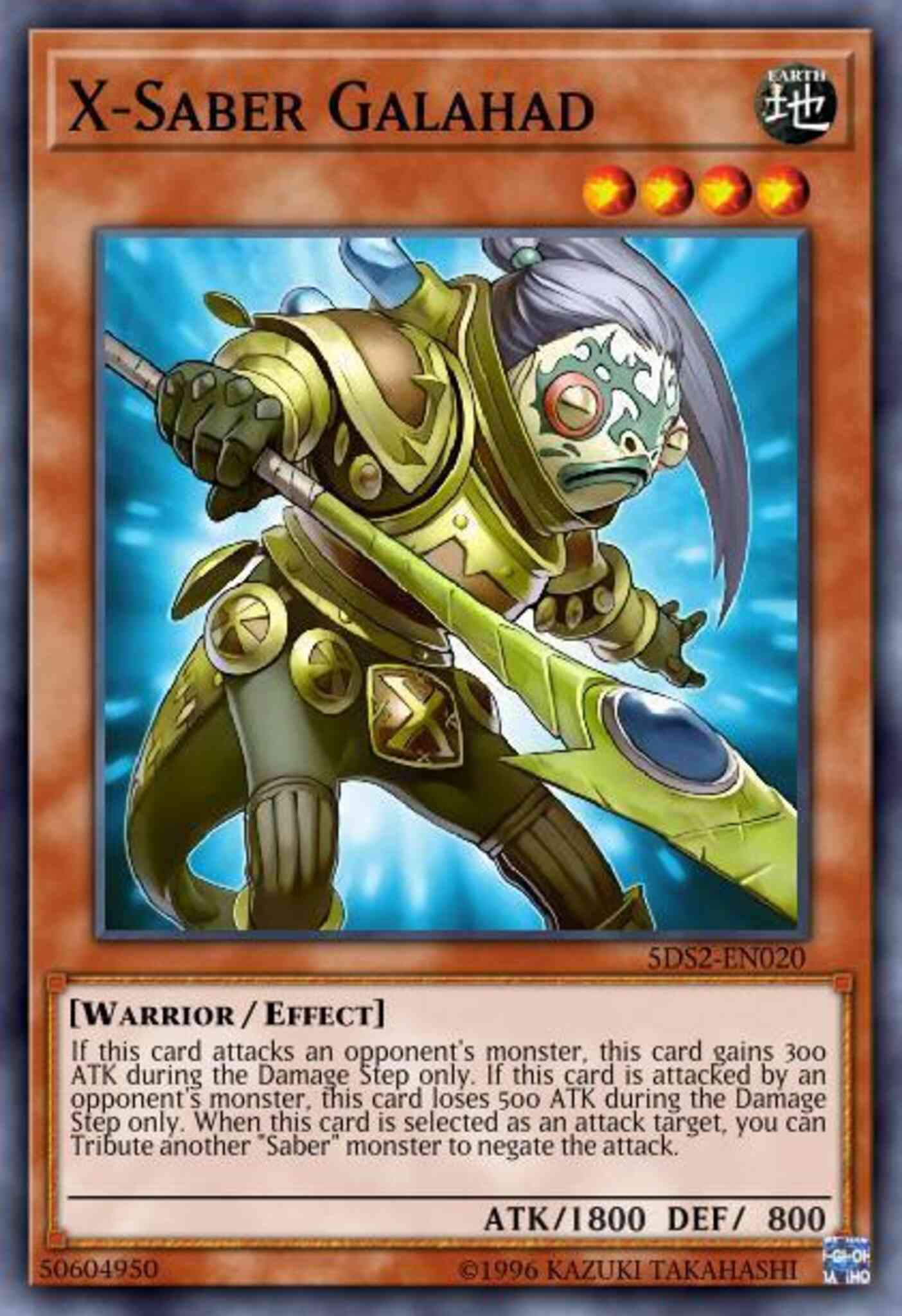 X-Saber Galahad - 5DS3-EN013 - Common - 1st Edition