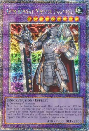 Gem-Knight Master Diamond - RA04-EN178 - Quarter Century Secret Rare - 1st Edition