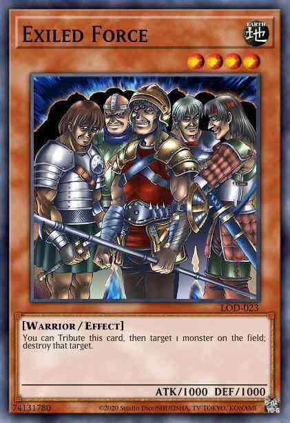 Exiled Force - 5DS1-EN019 - Common - 1st Edition