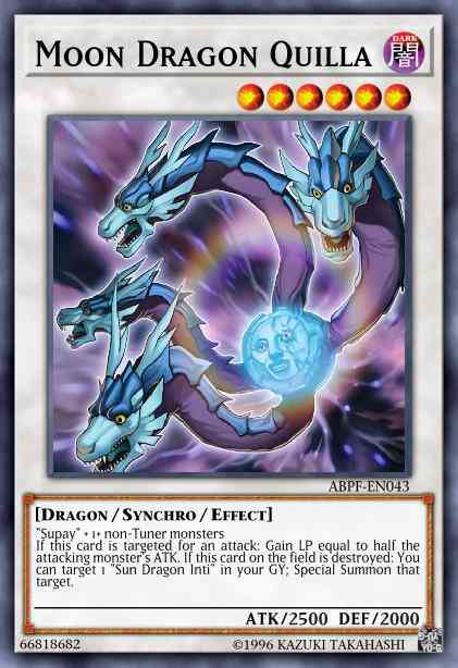 Moon Dragon Quilla - ABPF-EN043 - Ultimate Rare - 1st Edition