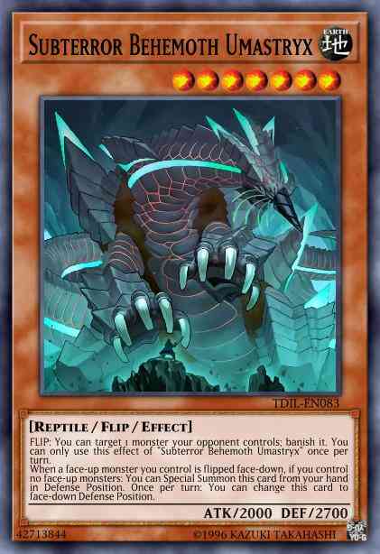Subterror Behemoth Umastryx - TDIL-EN083 - Ultra Rare - Unlimited