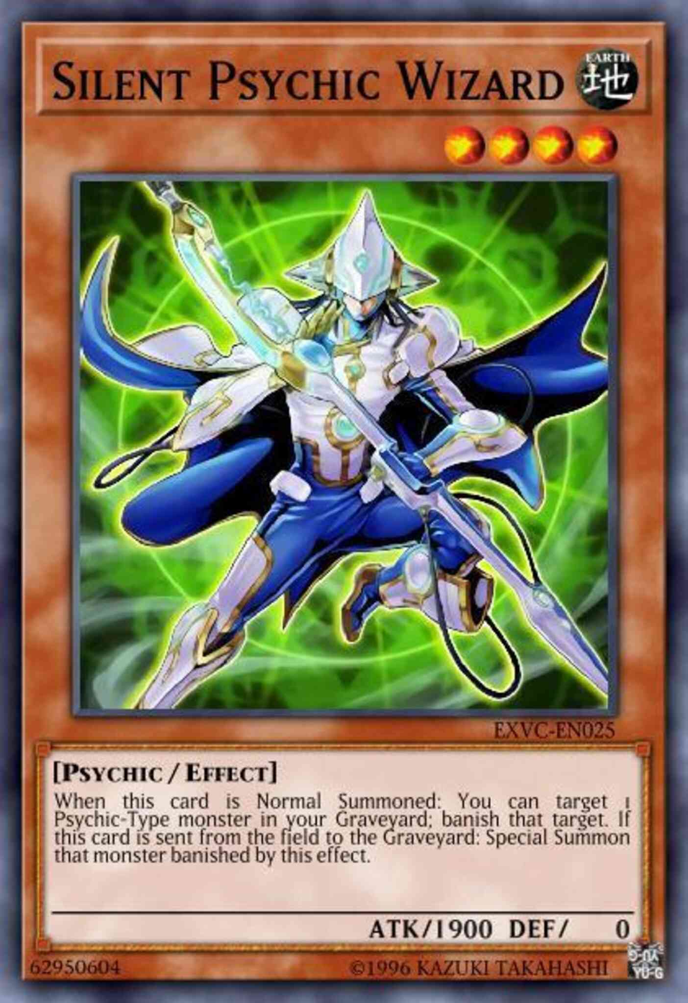 Silent Psychic Wizard - HSRD-EN048 - Common - 1st Edition