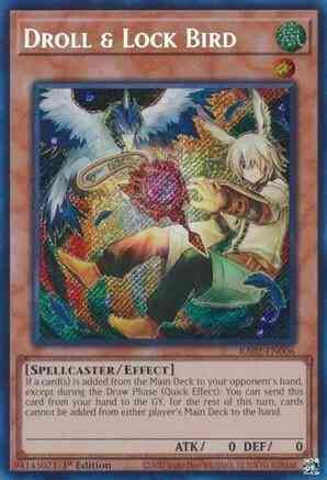 Droll & Lock Bird - Alternate Art - RA02-EN006 - Secret Rare - 1st Edition
