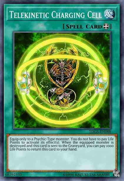 Telekinetic Charging Cell - TDGS-EN088 - Rare - Unlimited