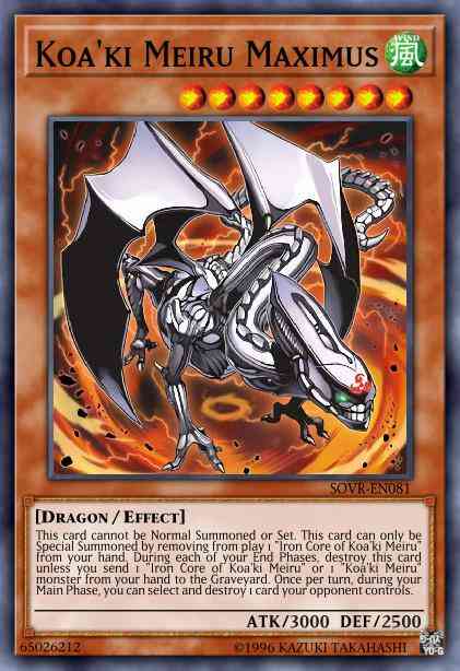 Koa'ki Meiru Maximus - SOVR-EN081 - Ultimate Rare - Unlimited