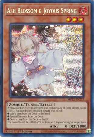 Ash Blossom & Joyous Spring - MP22-EN257 - Prismatic Secret Rare - 1st Edition