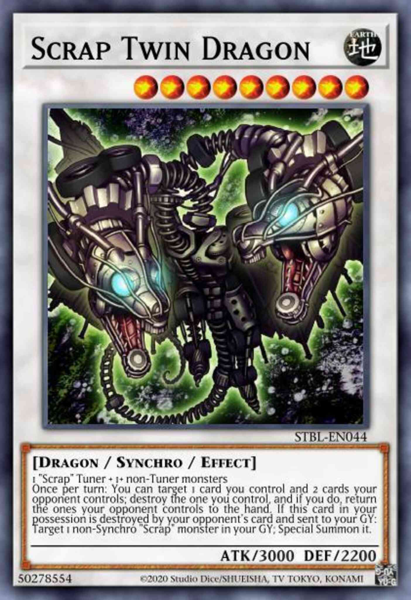 Scrap Twin Dragon - STBL-EN044 - Ultimate Rare - 1st Edition