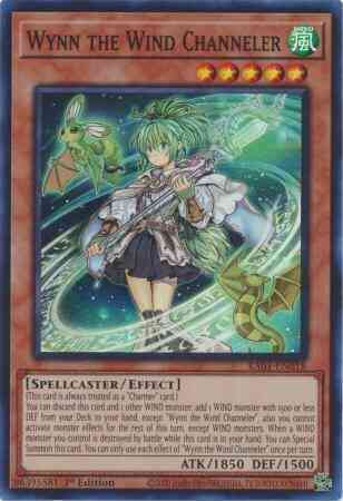 Wynn the Wind Channeler - RA01-EN018 - Super Rare - 1st Edition