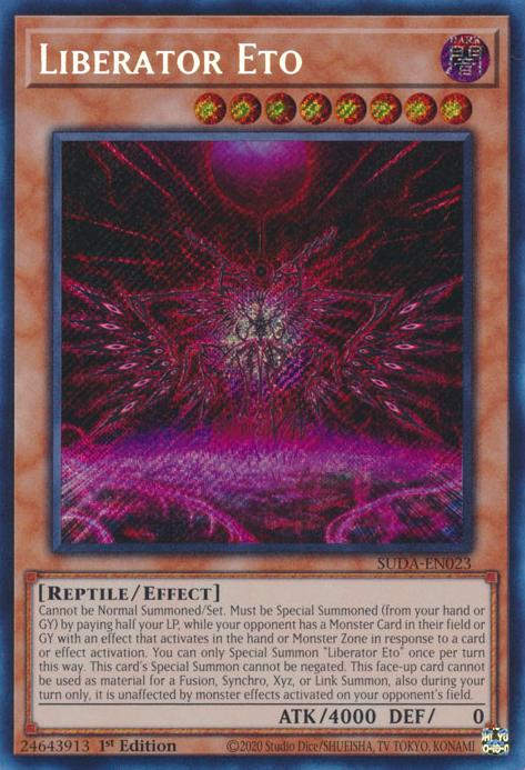 Liberator Eto - SUDA-EN023 - Secret Rare - 1st Edition