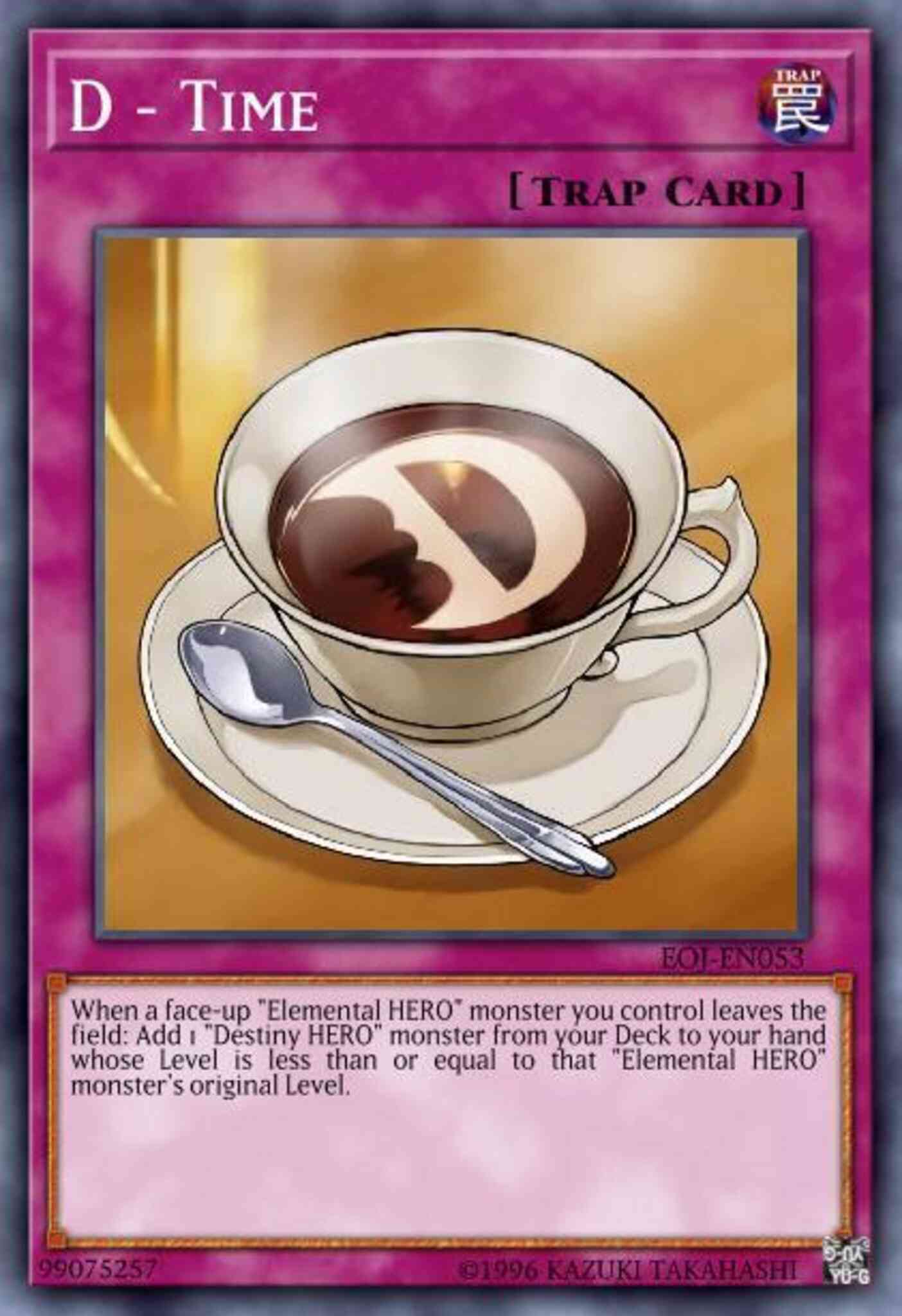 D - Time - LCGX-EN149 - Rare - 1st Edition