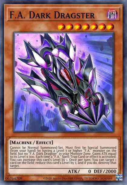 F.A. Dark Dragster - FLOD-EN087 - Rare - 1st Edition