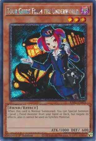 Tour Guide From the Underworld - RA01-EN005 - Platinum Secret Rare - 1st Edition