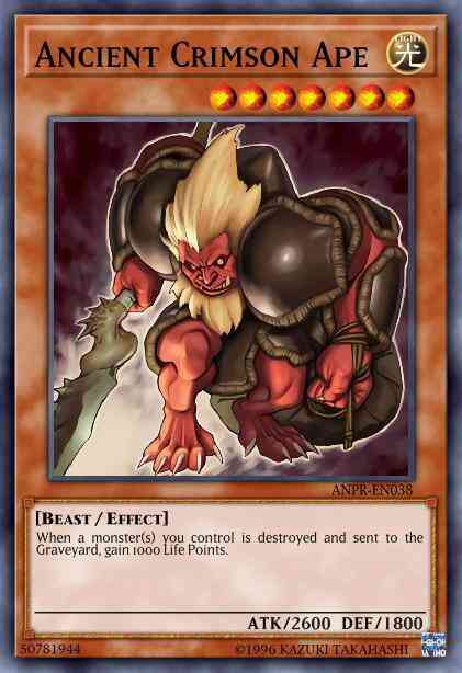 Ancient Crimson Ape - ANPR-EN038 - Common - 1st Edition