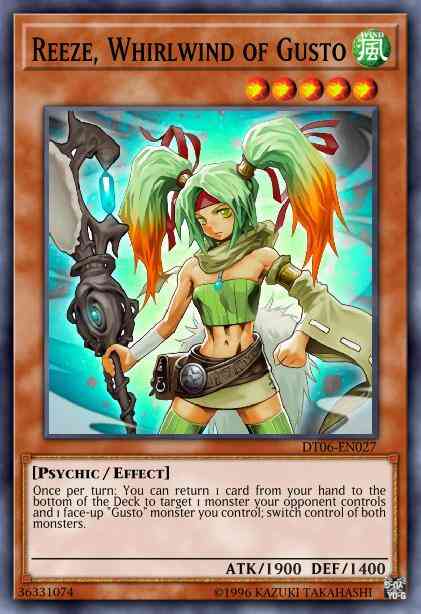 Reeze, Whirlwind of Gusto - DT06-EN027 - Duel Terminal Normal Parallel Rare - Duel Terminal